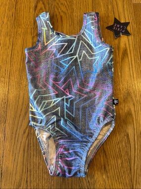 Pixielane Toddler Girl 4T Swimsuit Star Print Multicolor NWT